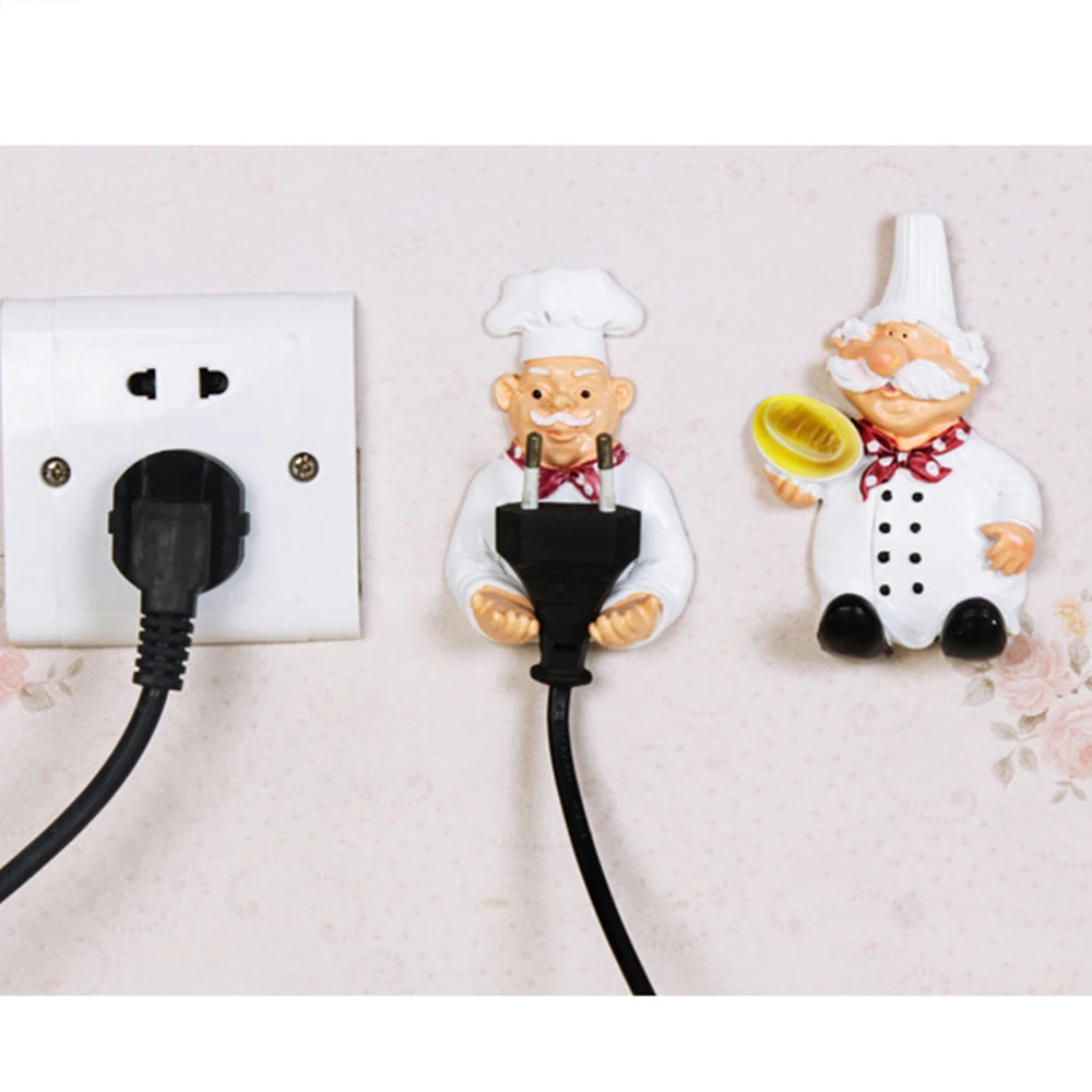 

Cook Design Power Plug Socket Storage Rack Wall Mounted Adhesive Hook Hanger Organizer Kitchen Accessories Plug Holders