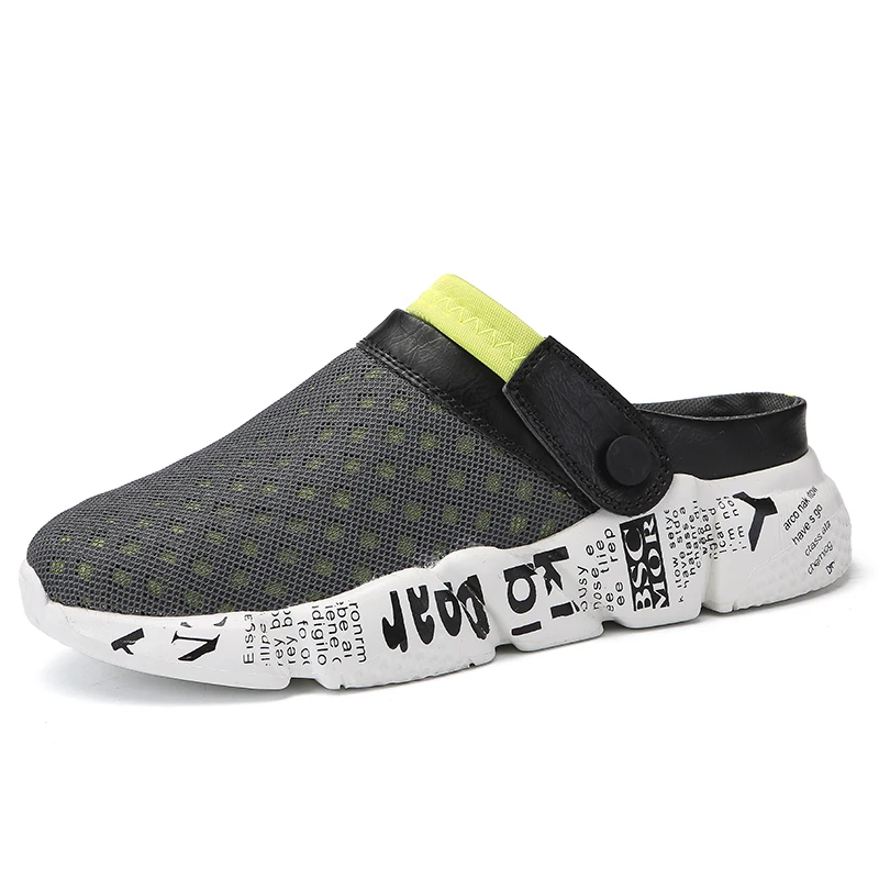Allwesome Croc Shoes Men Summer Massage Clogs Beach Sandals Slippers Flip Flops Comfotrtable Shoes Zapatos De Hombre Big Size