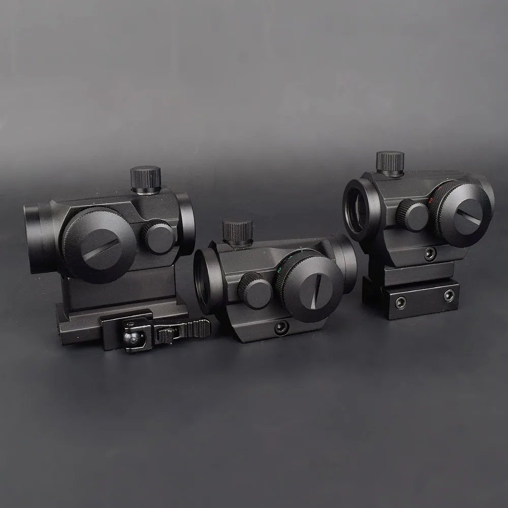 

Hunting Optics Tactical Mini 1X22 Red Green Dot Sight 5 models brightness adjustment Riflescope Scope Reflex Lens