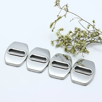 

4PCS Auto Case Stainless Steel Door Lock Buckle Protective Cover For Chevrolet Impala 2014 Car Styling