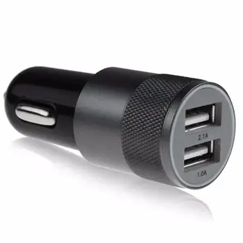 

2017 HOT Car Charger Mini Dual USB Twin Port 12V Universal In Car Lighter Socket Adapter plug Brend New High Quality
