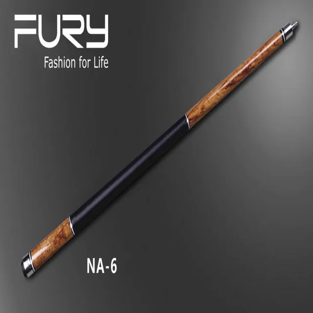Cheap Fury pool cues /African Wxotic  Wood/Pool Stick handed Shaft/Nature SERIES/ 11.75mm&12.75mm tip (optional) NA-6