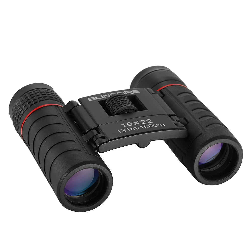 10X22 عالية بالطاقة تليسكوب مزود بمنظار ثنائي الطيور مشاهدة الحياة البرية قوارب الصيد مع عدسة القماش حمل الحقيبة الحبل