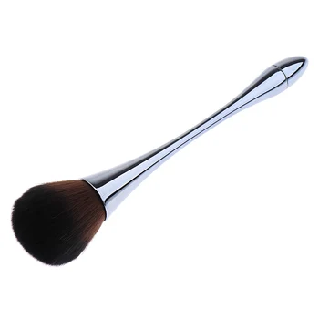 

Fluffy Top Makeup Face Brush for Large Coverage Mineral Powders Foundation Blending Buffing Kabuki Brush - Blue