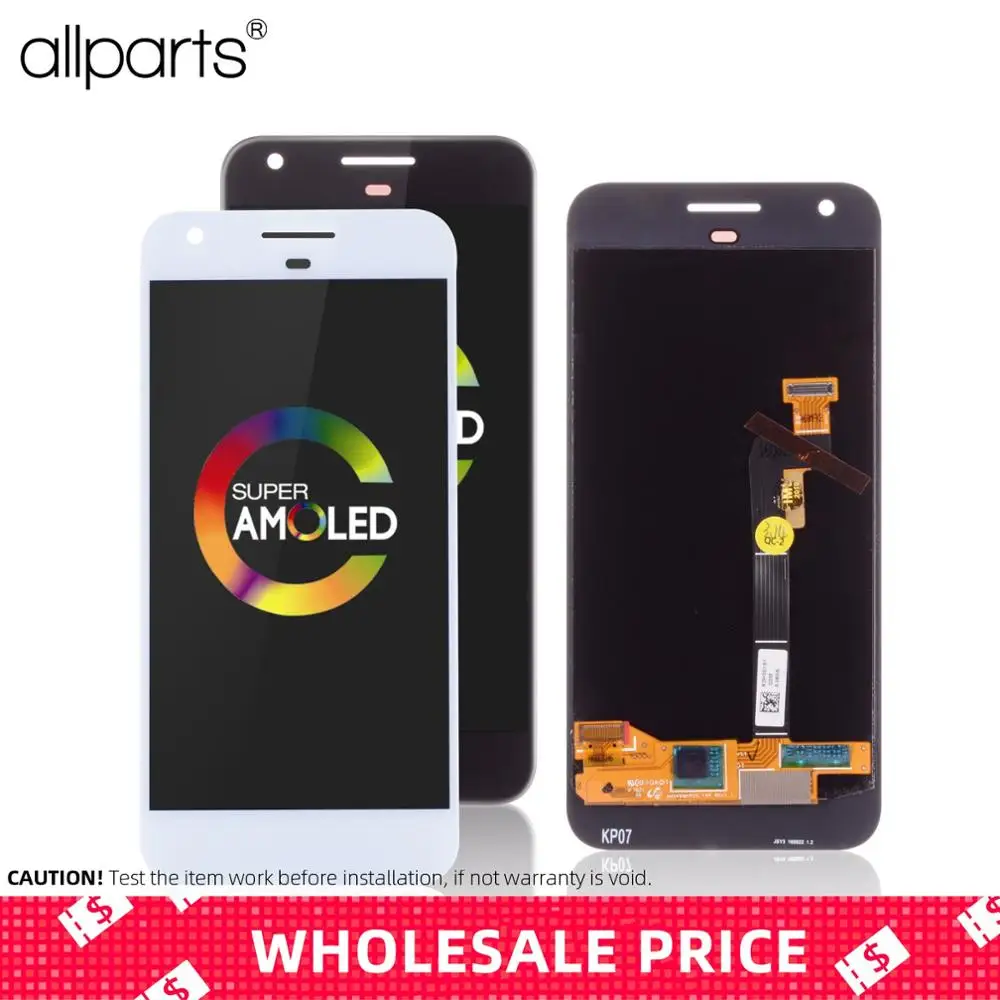 

5.0" AMOLED Original LCD For Google Pixel Display Touch Screen Digitizer Replacement for Google Pixel 1 LCD HTC Nexus S1 Display