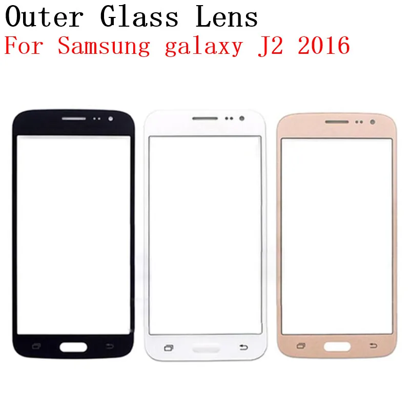 RTBESTOYZ для Samsung Galaxy J2 2016 J210 j210f Передняя Внешний Стекло объектив сенсорный экран