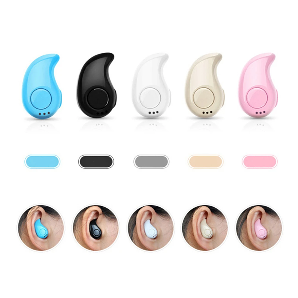 Mini S530 Wireless Bluetooth Earphone Stereo Headset with MIC Bluetooth Headphone black 5