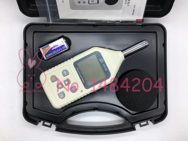 Цифровой измеритель уровня звука GM1358 Benetech 30 ~ 130 dBA 35 dBC A/C ручной тестер голоса макс