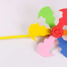 Diy шесть-цветная мельница Детский сад ручной мастреское выполнение Eva Материал посылка мероприятий на свежем воздухе игрушки