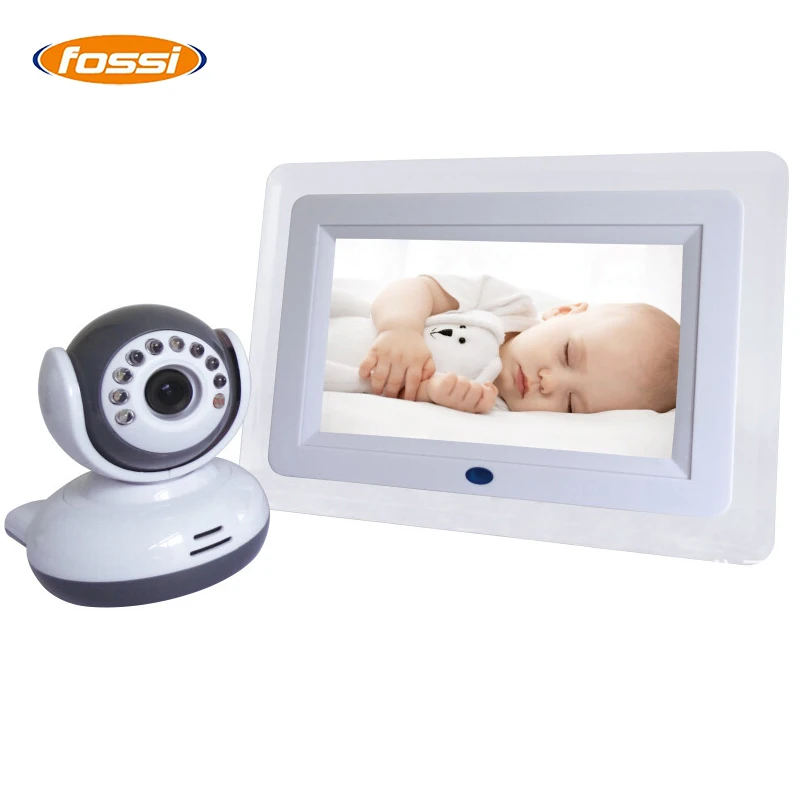 2.4G Digital 7 inch Wireless Babes Monitors Nightvision Babyfoon Camera Intercoms Video Large Baba Electronical Com Camera