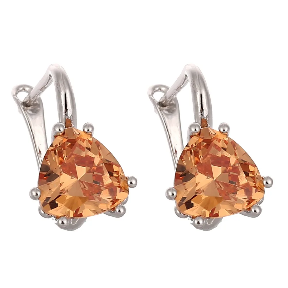Женские серьги гвоздики с кристаллами 3 цвета|fashion stud earrings|stud earringsstud earrings for women |