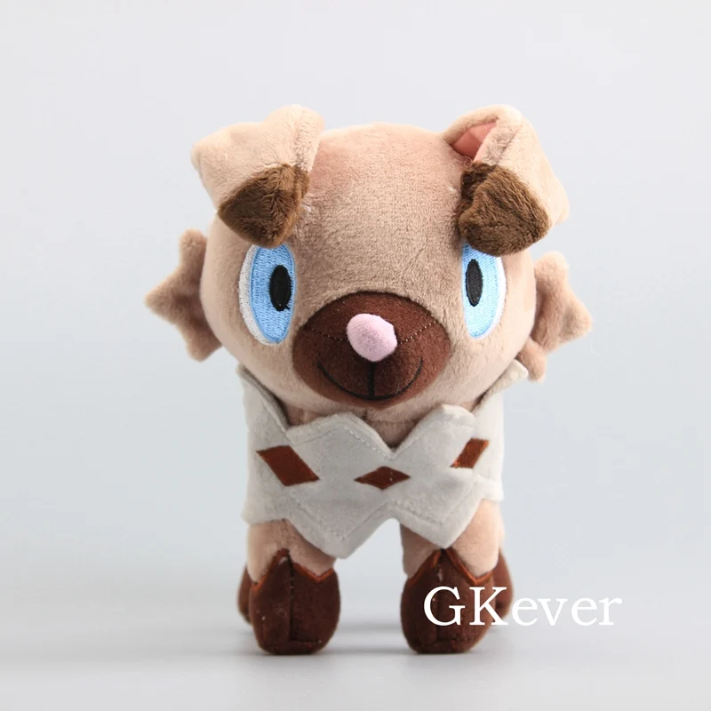 Мультфильм рисунок Rockruff мягкие животные милые Rockruff плюшевые игрушки 16 см детский подарок