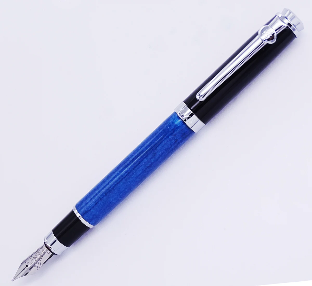 Duke Celluloid синяя перьевая ручка красивый зыбучий песок Leonardo Da Vinci качество Средний Перьевая ручка подарок бизнес офисные принадлежности для дома
