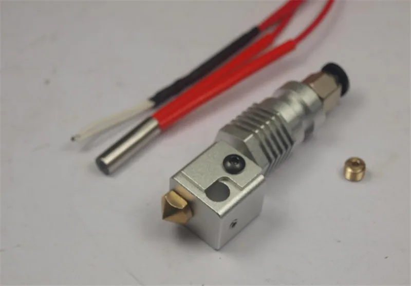 

RepRap Lulzbot 3D printer parts DIY Hexagon AO 3D Printer Filament All Metal Hot End - 12/24V 1.75/3.00mm