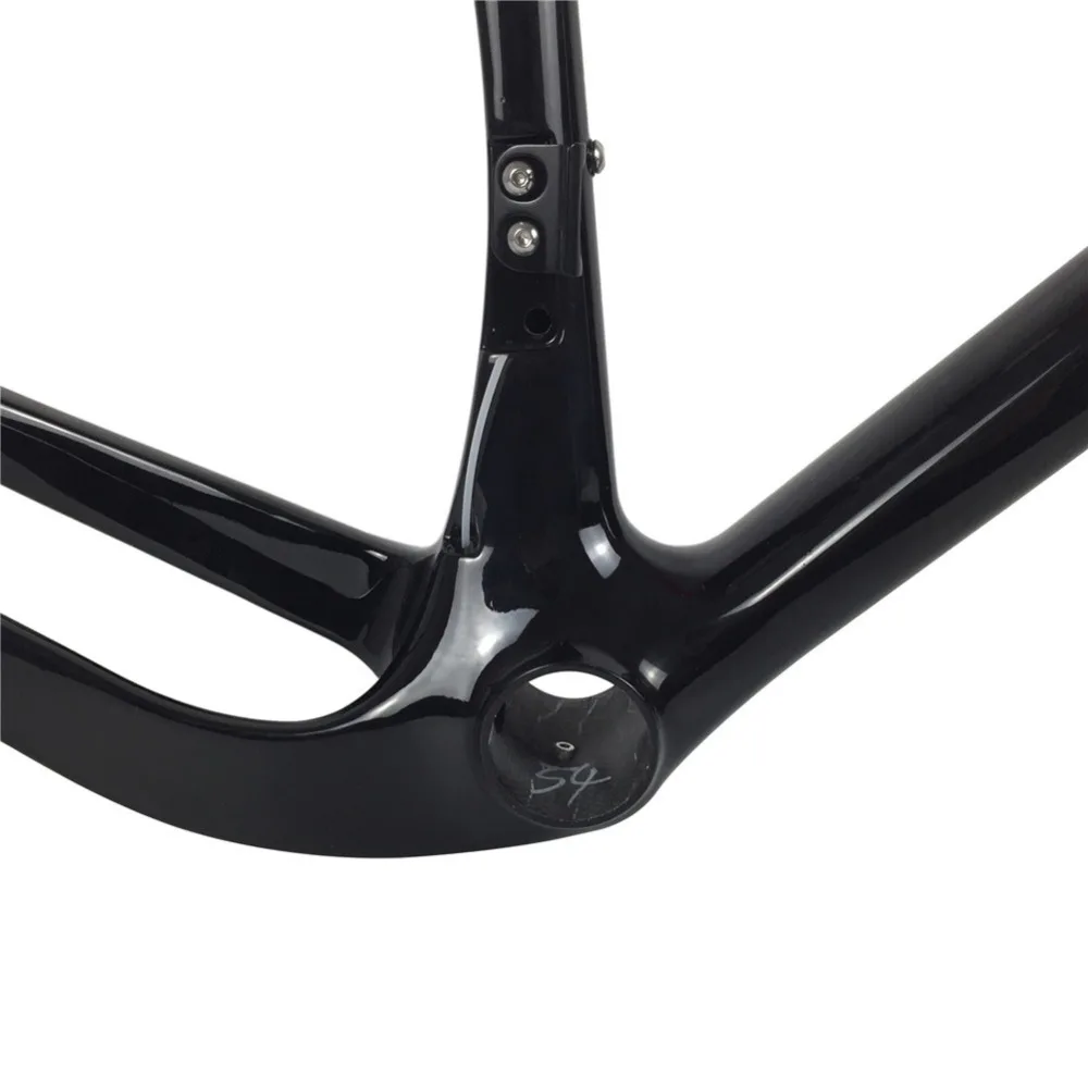 Новинка 700 * 40C карбоновая гравийная рама Aero Cyclocross велосипедные карбоновые рамы