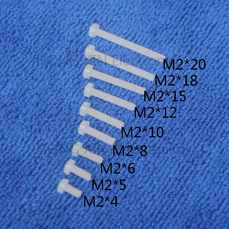 1 шт. нейлоновые винты Philips с круглой головкой M2 4/5/6/8/10/12/15/18/20|screw bolt|round head boltbolt screws |