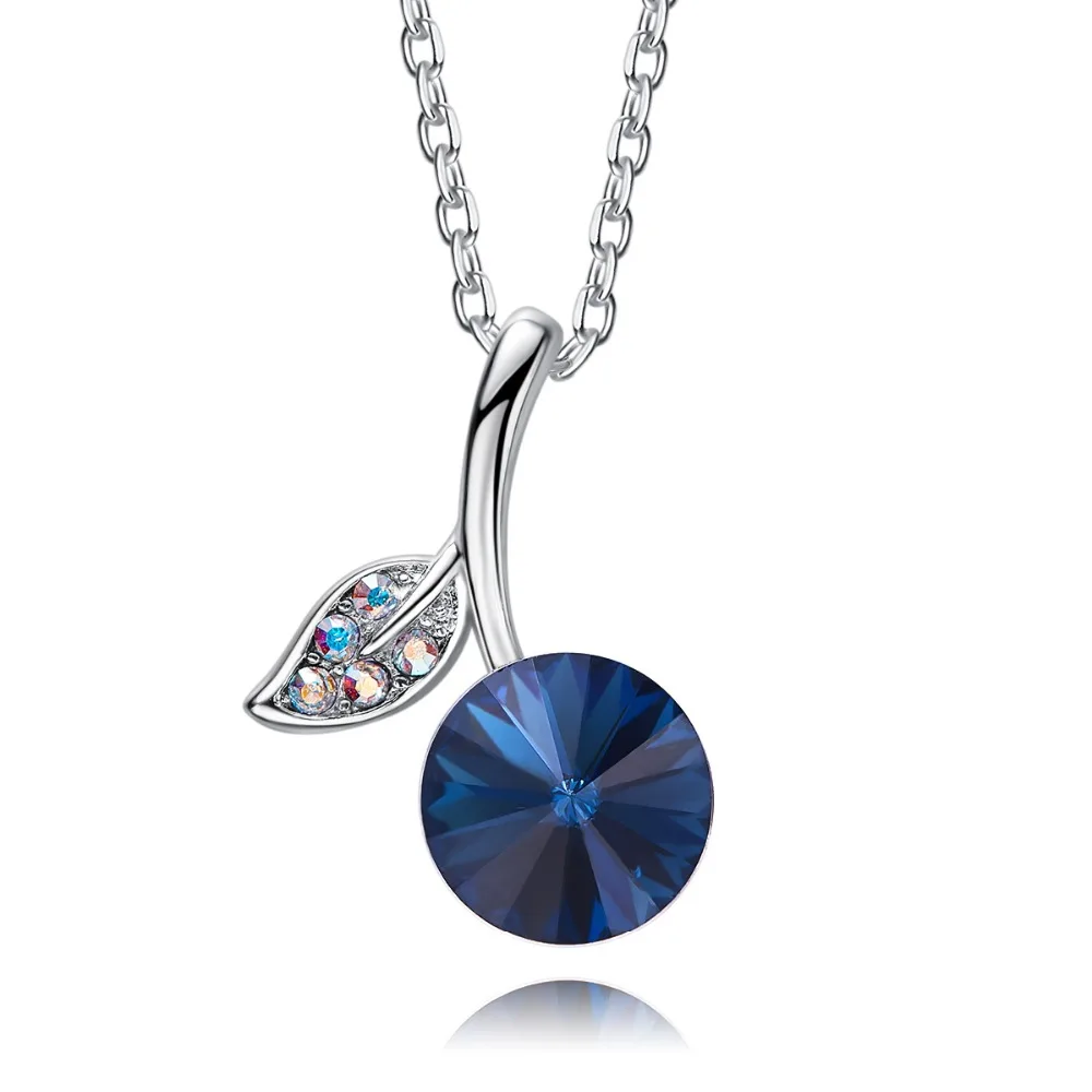 PANDA100 S925 Стерлинговое Серебро кристаллы от Swarovski ожерелья для женщин звезды
