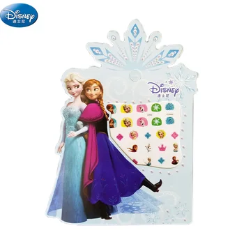 

new girls Cartoon Frozen elsa and Anna Nail Stickers Disney princess snow White Sophia Mickey Minnie kids Makeup Toys
