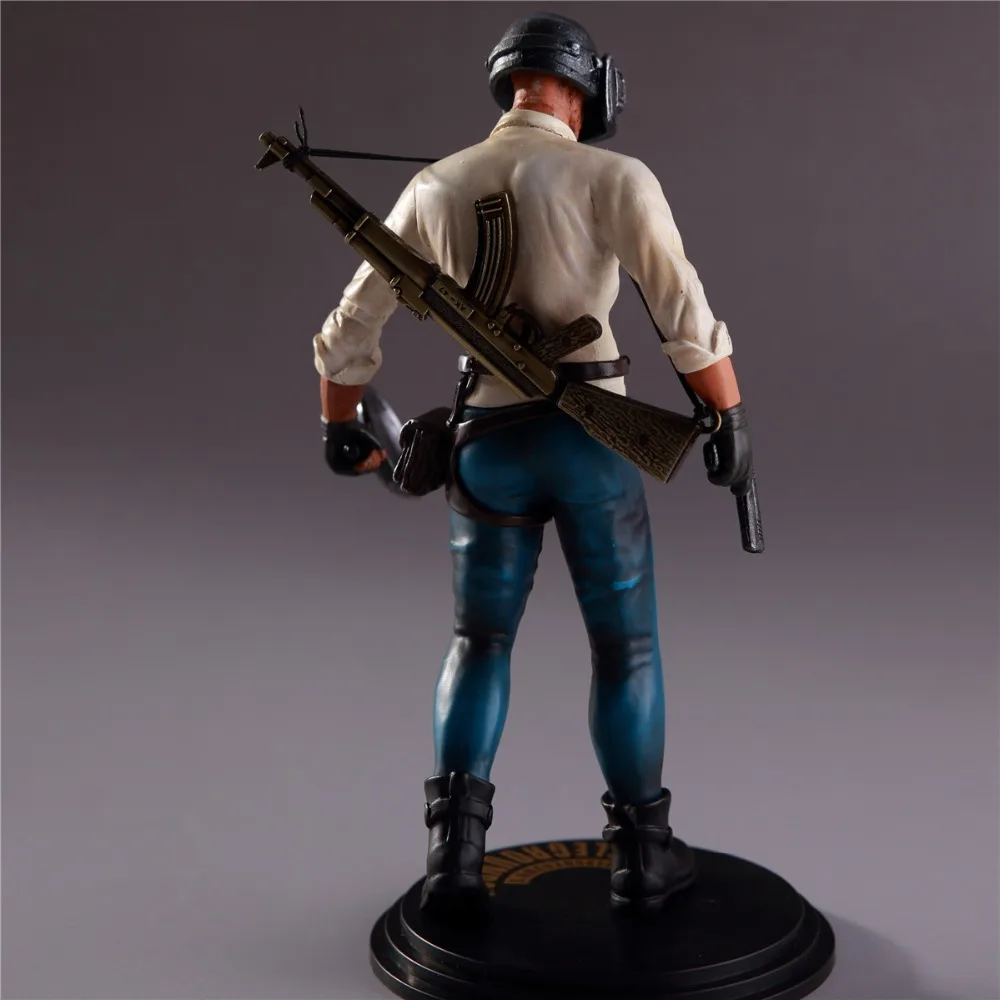 

(Jimusuhutu) Playerunknown's Battlegrounds PUBG Wok Soldier Figure Toy 17cm Winner Chicken Dinner PVC Model Game Figurine
