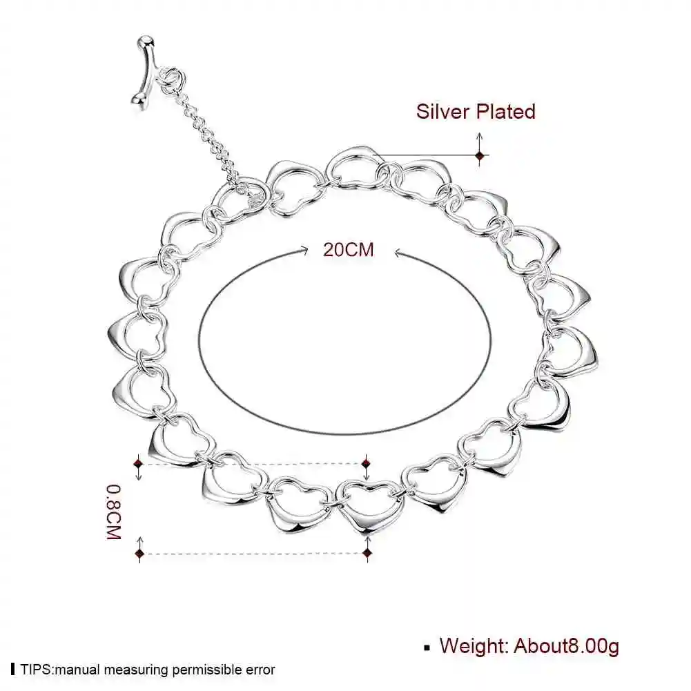 Горячая Распродажа! Посеребренный браслет для мужчин SMTH162|men bracelet|silver platedjewellery men |