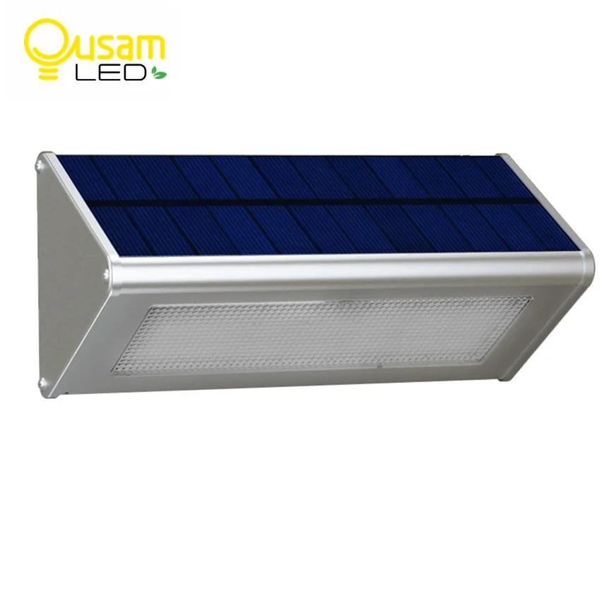 

Solar Security Light With Motion Sensor Outdoor Aluminum Alloy Solar Street Porch Light lampada 48 LED 1000LM Waterproof Lamp