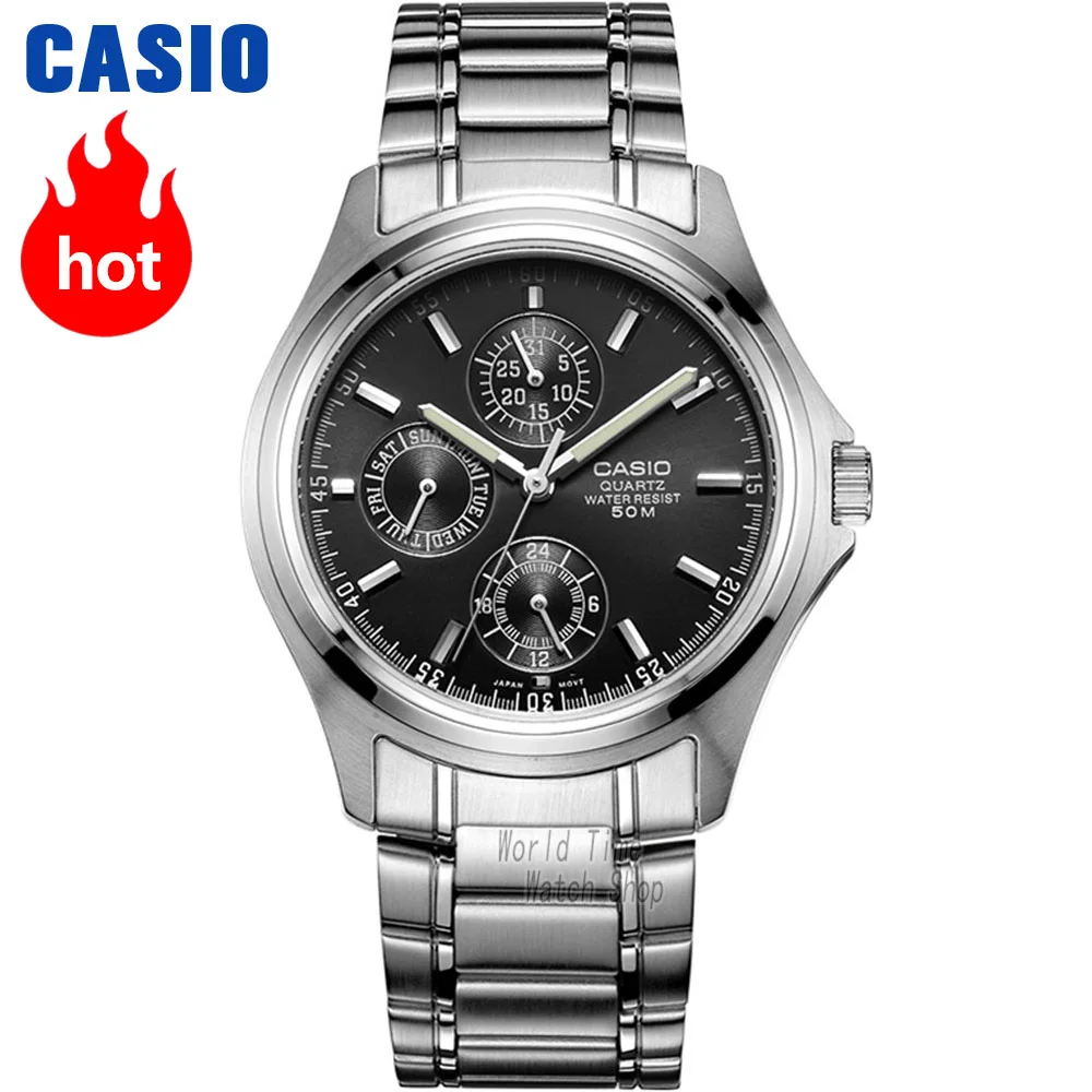 

Casio watch Simple leisure three waterproof quartz men's watch MTP-1246D-1A