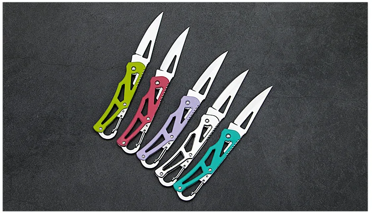 

EDC Knife Outdoor Camping Folding Knife Stainless Steel Carry Key Knife Fruit Knife