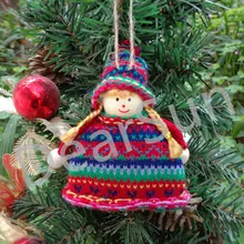 40 шт./партия,, рождественское маленькое украшение и подарок, Рождественская елка, украшение для мальчиков и девочек, ремесленные вечерние украшения и мероприятия