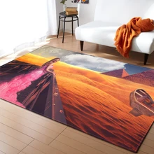 Современный стильный коврик против скольжения морщин стойкая машинная стирка декоративные домашние гостиничные мягкие напольные ковры полиэстер