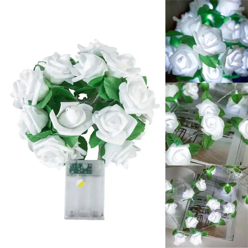 20LED Rose Flower Night Lamp Fashion Romantic LED night lights Home