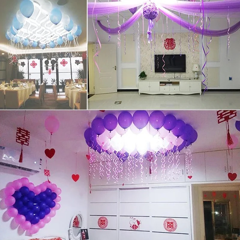 6 шт. набор воздушных шаров лента для свадебного украшения Разноцветные Ленты воздушные шары украшения для дня рождения вечерние аксессуары для взрослых