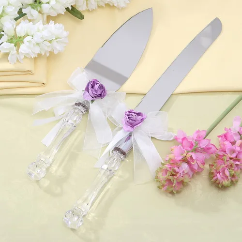 Buy Personalized Wedding Cake Knife Set, Acrylic