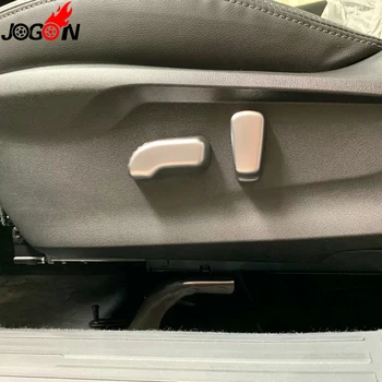 

4pcs Matte Silver For Subaru Forester SK 2019 Car Styling Side Interior Seat Control Adjust Button Cover Trim Accessories Chrome
