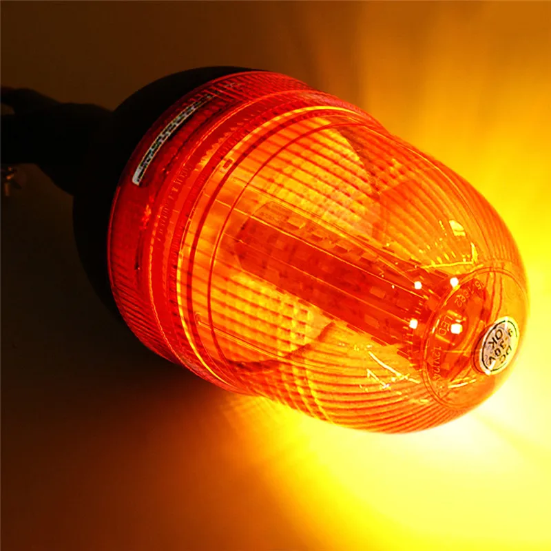 

New Style 80LED Tractor Car Emergency Warning Hot High Quality Durable Flash Strobe Rotating Beacon Fog Light Motor Amber#292419