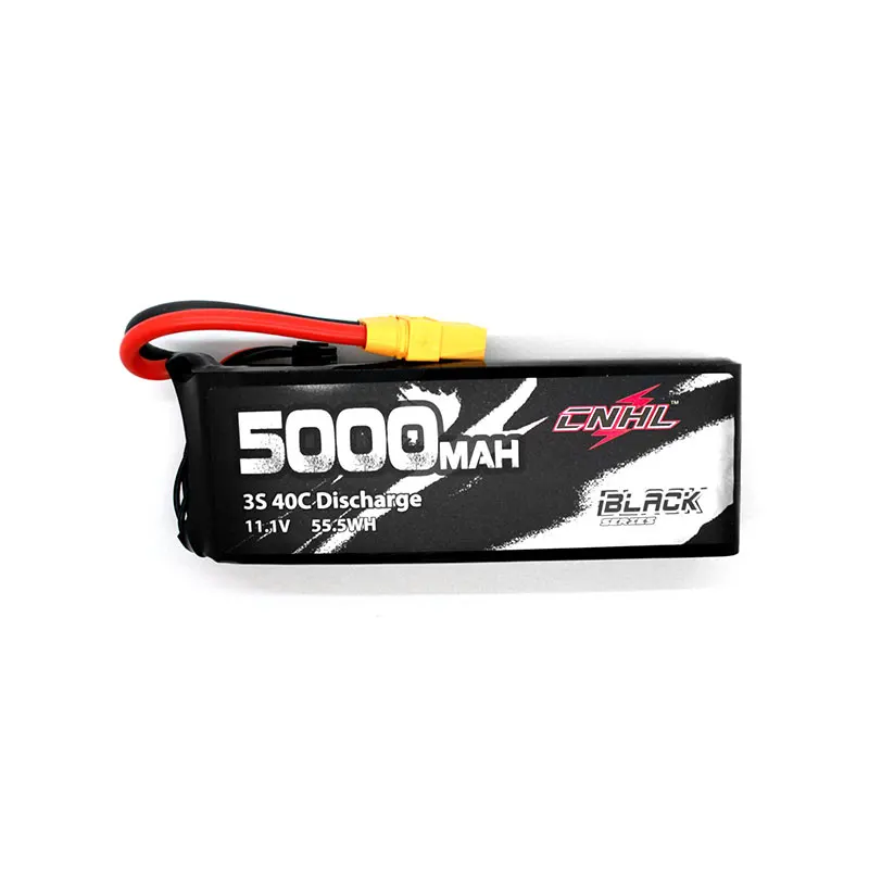 Литий-полимерная батарея CNHL Black Series 5000mAh 3S 11 1 V 40C | Игрушки и хобби