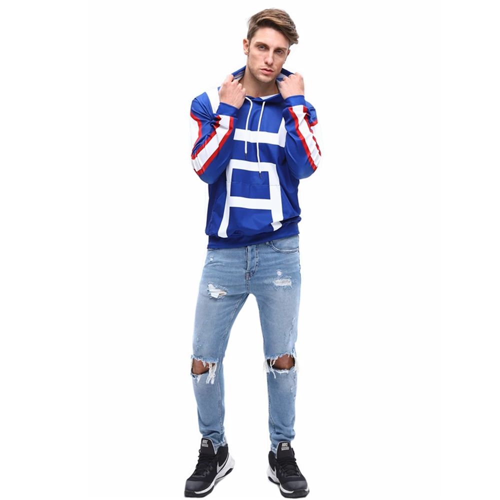 Beste Boku No Mijn Hero Academia Midoriya Izuku Deku Cosplay Mannen Vrouwen Sweatshirt Hoodies School Uniformen Zip Up Jassen Jas kostuum