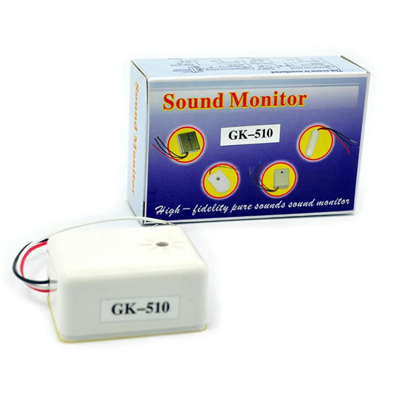 Shenzhen Noise Reduction High Fidelity Low Distortion CCTV Audio Microphone Sound Monitor Pickup for CCTV Camera