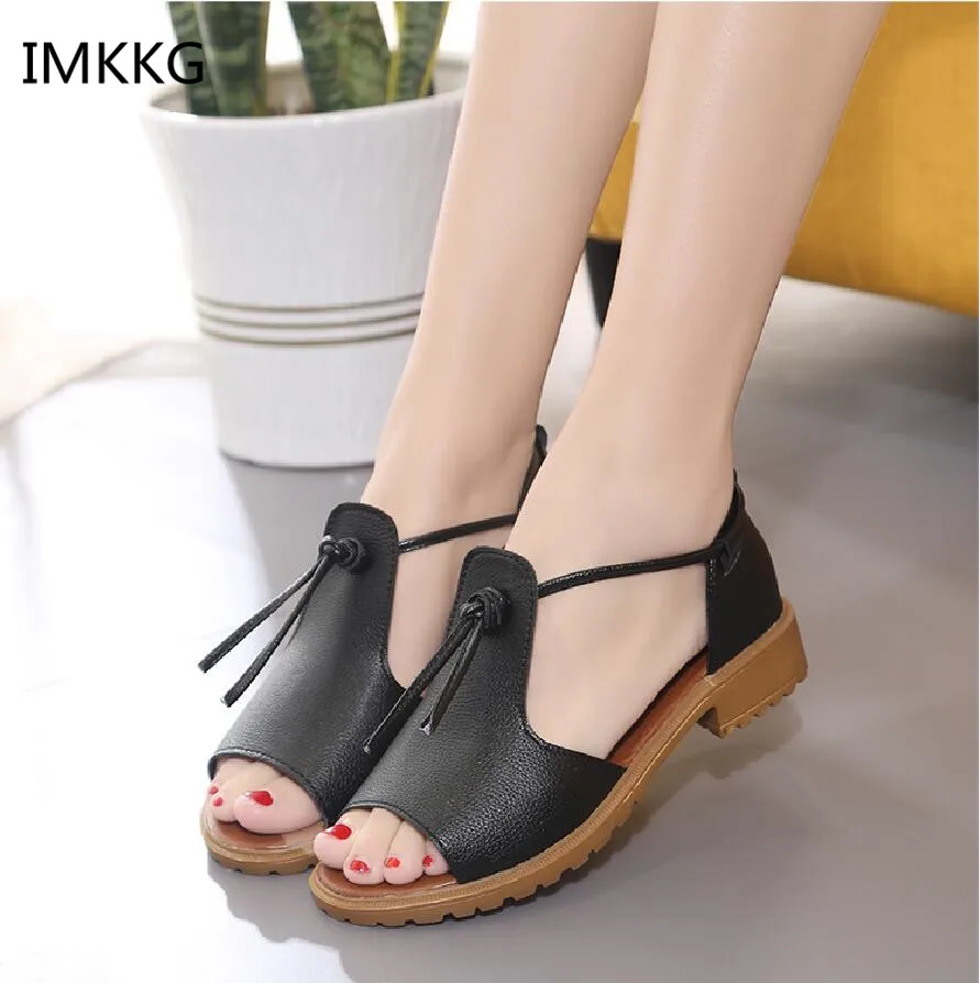 2018 new Fashion hot sale thick IMKKG women sandals