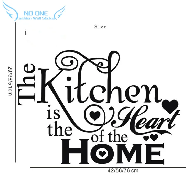 Kitchen House of Love Vinyl Wall Sticker Home Decor Stikers For Wall Decoration Kitchen Wall Stickers DIY