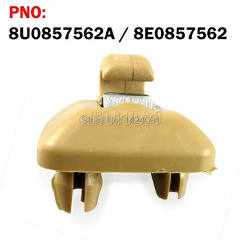 

Beige Inner Sun Visor Hook Clips for Audi A1 A3 A4 A5 Q3 Q5 8U0857562A 8E0857562 8E0 857 562 , 8U0 857 562A A0104