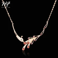 Top Calidad N299 Peafowl Crystal Oro Pated Cristalino Al Por Mayor