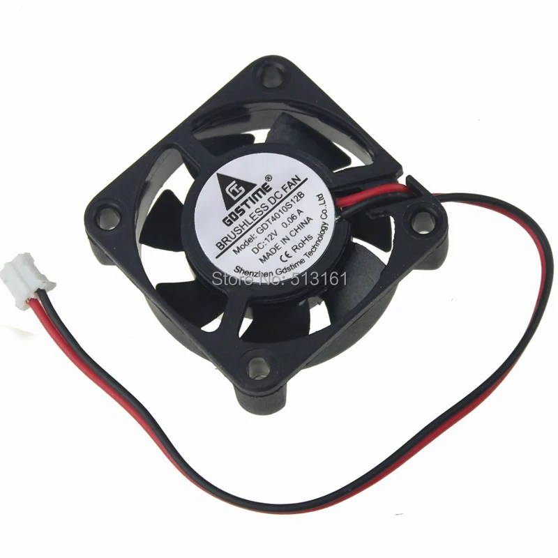 

GDT 2pin 40mm 40x40x10 dc axial fan motor 12v