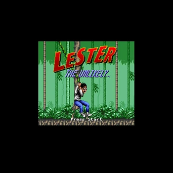 

Lester the Unlikely NTSC Version 16 Bit 46 Pin Big Gray Game Card For USA Game Players