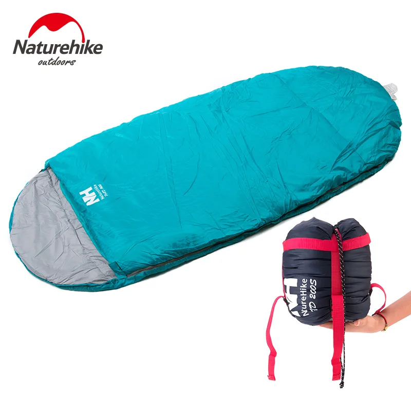 

NatureHike 3 Season Cotton Sleeping Bag Pancake Summer Antumn Spring Adult Single Sleeping Bags