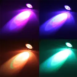 ICOCO Вт 10 светодио дный Вт RGB светодиодный фонтан бассейн пруд прожектор Подводный водостойкий светильник с пультом дистанционного