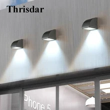 Thrisdar водонепроницаемый Светодиодный настенный современное минималистическое освещение наружное Проходное коридор крыльцо Настенные светильники вилла сад балкон настенный светильник