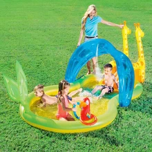 338*167*129 см надувная горка с бассейном, бассейн для детей, бассейн для рыбалки, утолщенный тазик
