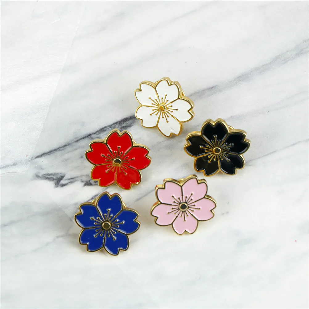 Buy Cherry Blossoms Flower Gold Silver Brooch Pins