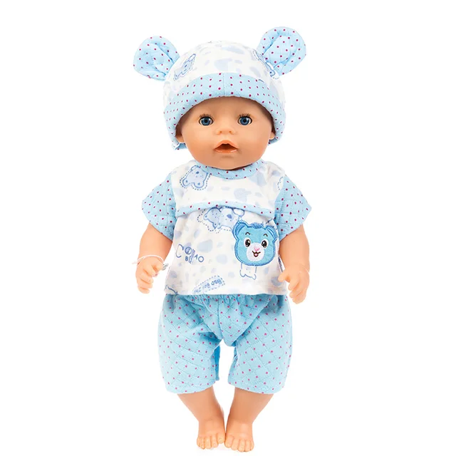 Baby Doll Clothes Fit For 40 45cm Baby Born Clothes Suit Unisex New