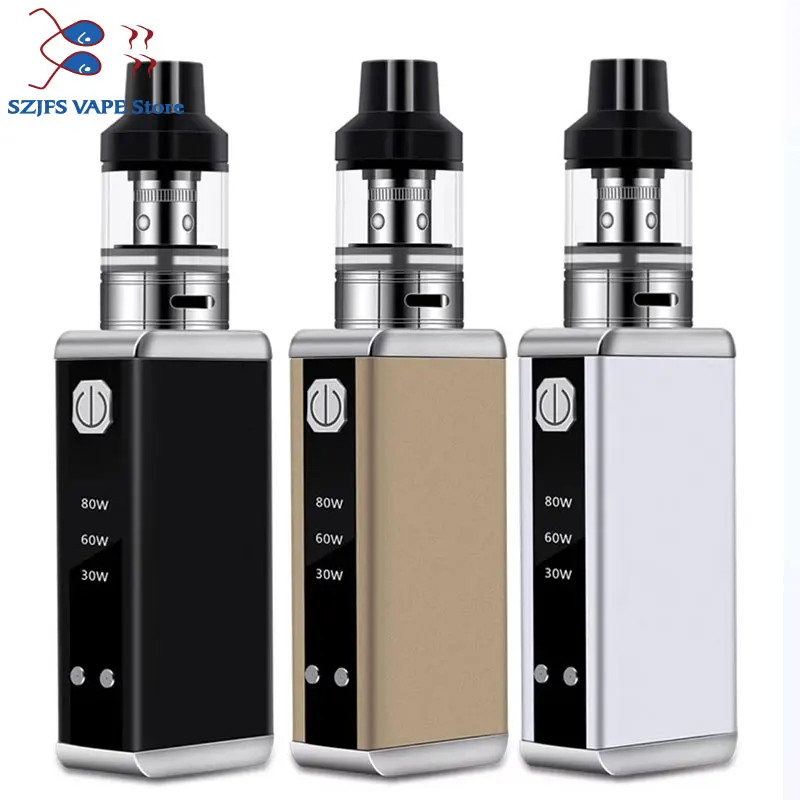 

Electronic Cigarette YLGW box 80W vape kit Built-in 2200mAh battery Atomizer 3.5ml tank Vaporizer hookah Vape Pen vs TXW 80W